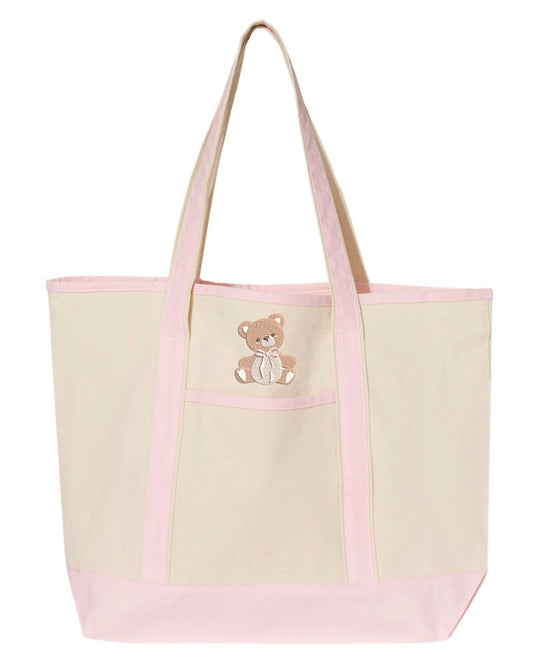 BABY BEAR CANVAS TOTE