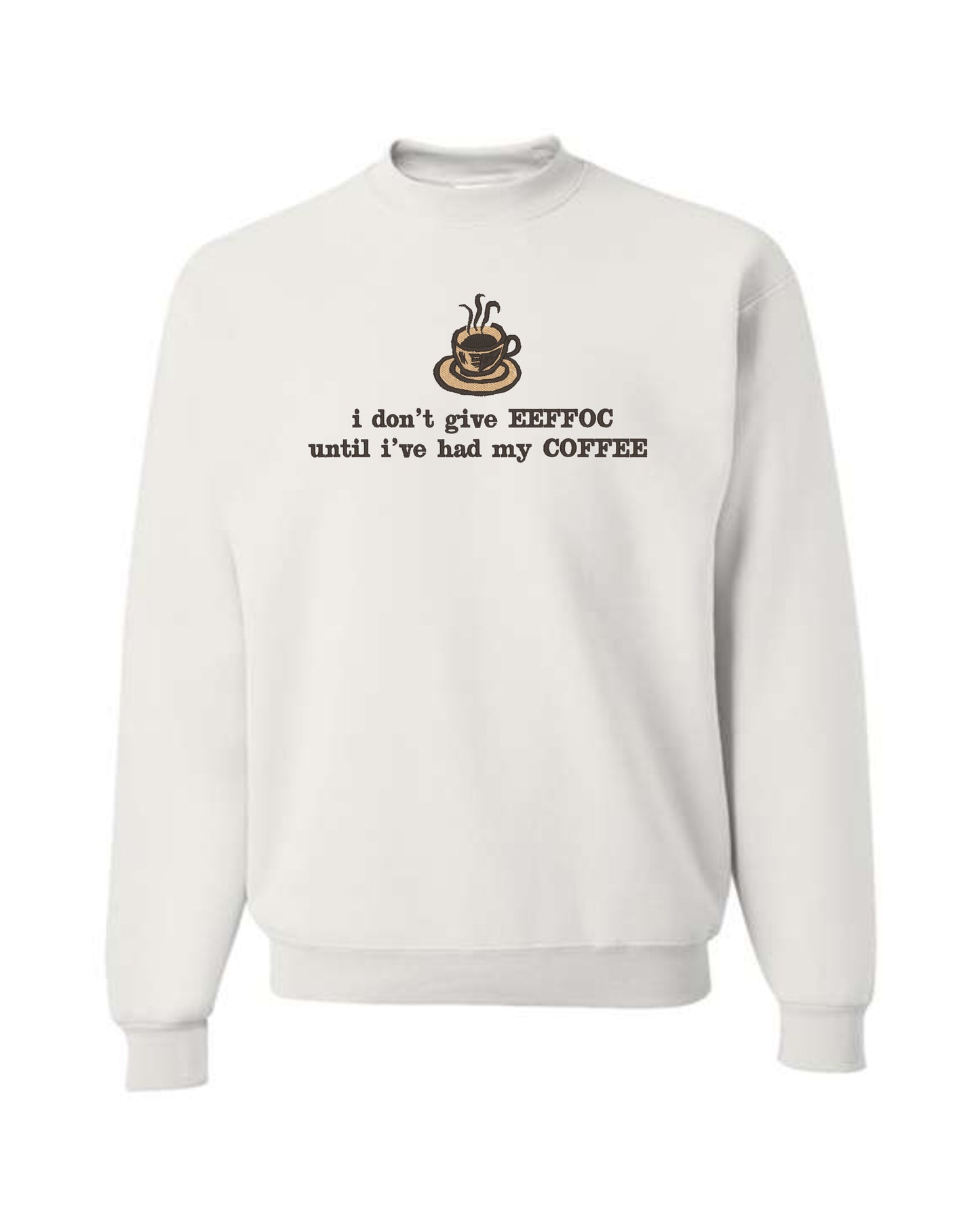 COFFEE CREWNECK