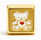 Teddy Bear Italian Charm Italian charm bracelet link in stainless steel