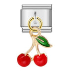 RED CHERRY PENDANT ITALIAN CHARM