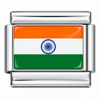 INDIA FLAG ITALIAN CHARM