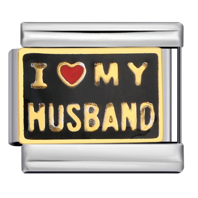 I HEART MY HUSBAND ITALIAN CHARM