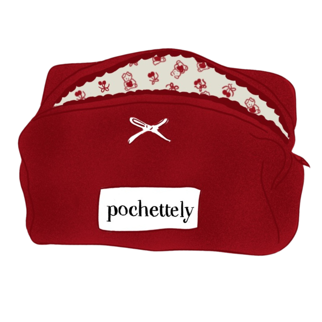 RED VELVET POUCH