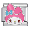 CARTOON PINK BUNNY ITALIAN CHARM