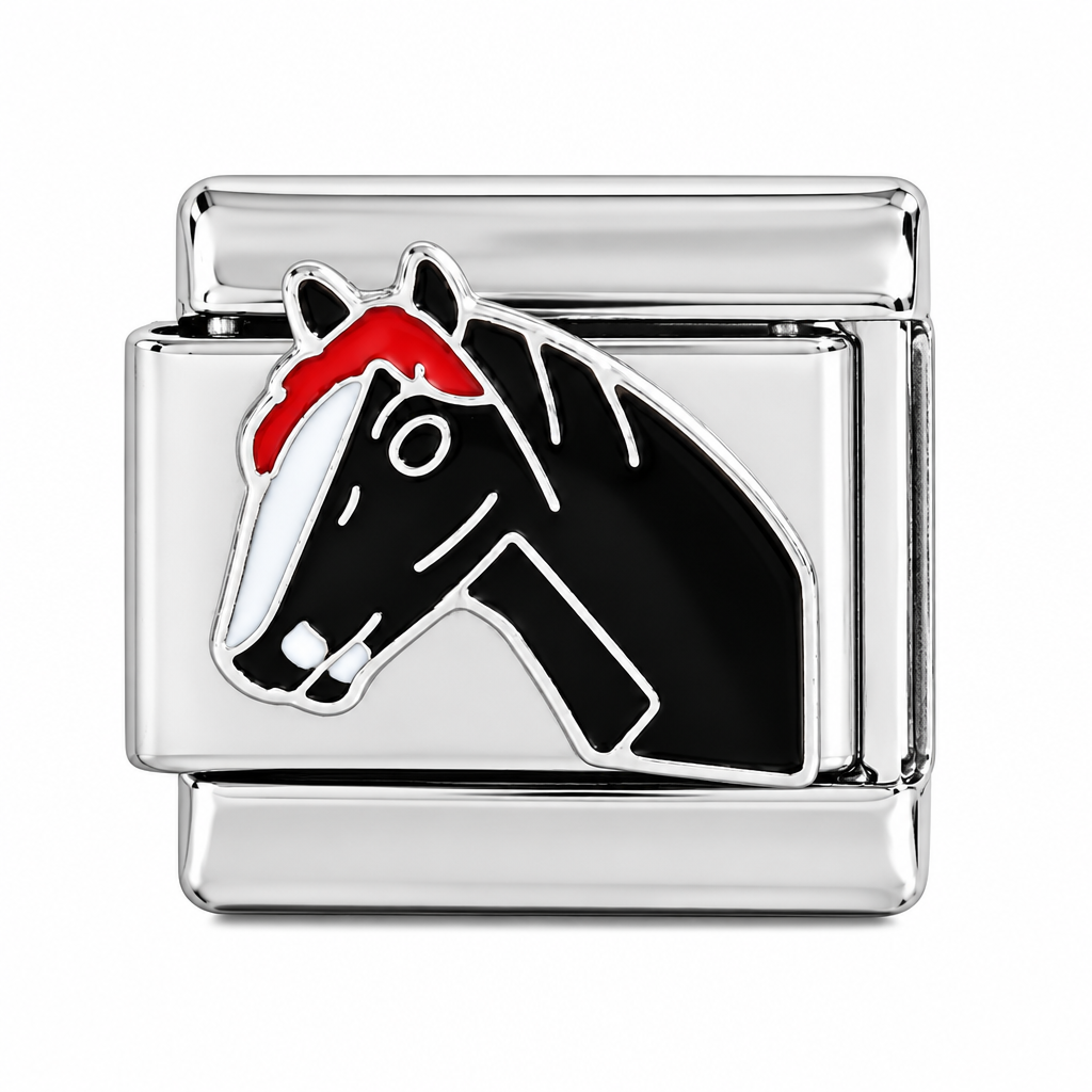 BLACK HORSE ITALIAN CHARM