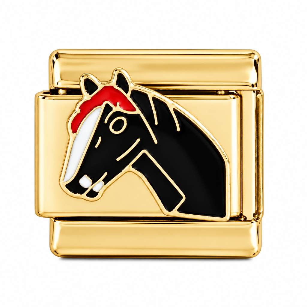 BLACK HORSE ITALIAN CHARM