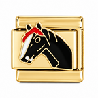 BLACK HORSE ITALIAN CHARM