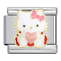 CARTOON LOVE KITTY ITALIAN CHARM