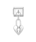 HEART LOCK PENDANT ITALIAN CHARM