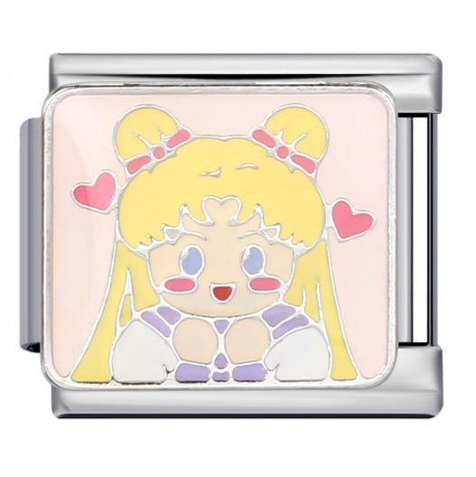 SAILOR MOON HEAD ITALIAN CHARM