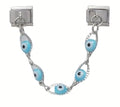 EVIL EYE CHAIN PENDANT ITALIAN CHARM