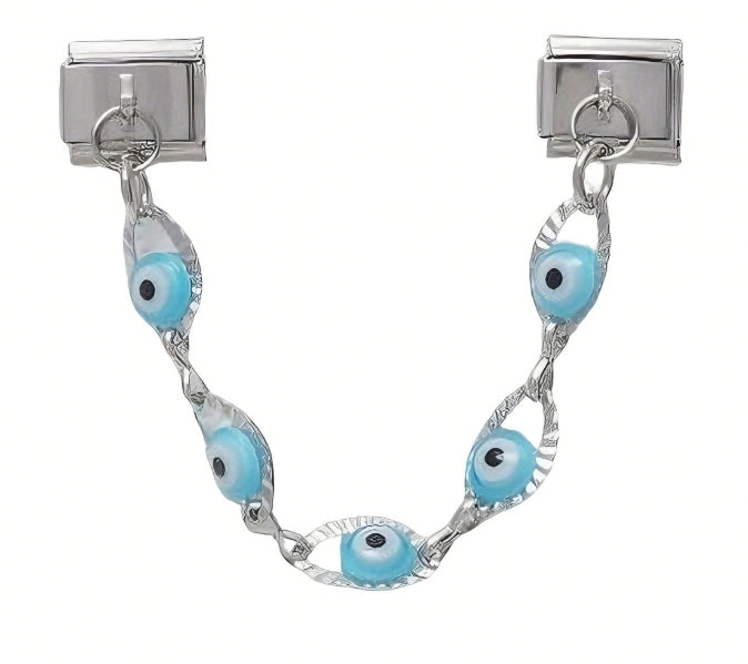 EVIL EYE CHAIN PENDANT ITALIAN CHARM