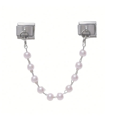 BEADED CHAIN PENDANT ITALIAN CHARM