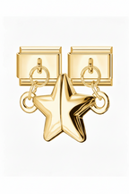 MAGNETIC STAR PENDANT ITALIAN CHARM