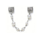 PEARL CHAIN PENDANT ITALIAN CHARM