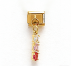 GEM TOWER PENDANT ITALIAN CHARM
