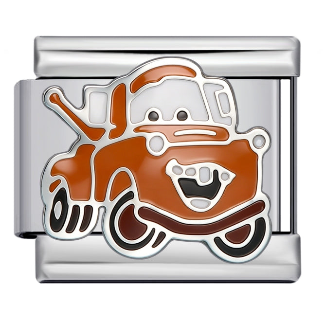 CARTOON TOW TRUCK ITALIAN CHARM