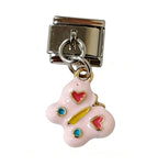 HEART BUTTERFLY PENDANT ITALIAN CHARM