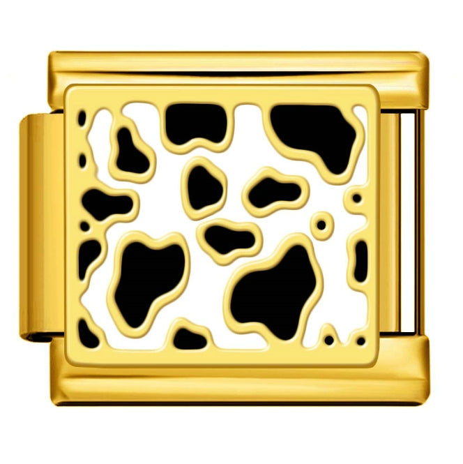 COW PRINT ITALIAN CHARM
