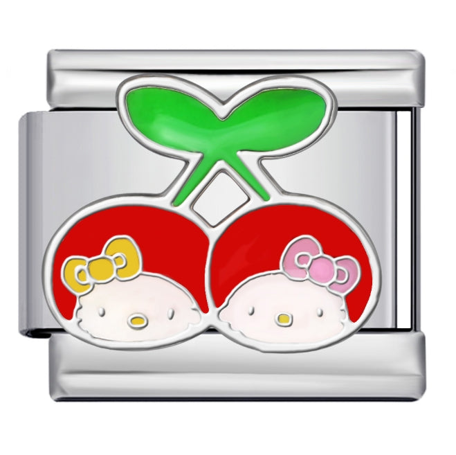 CHERRY KITTY ITALIAN CHARM