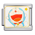 Doraemon Italian Charm Italian charm bracelet link in stainless steel