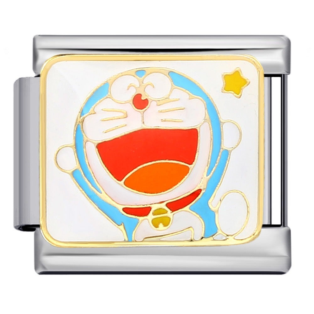 Doraemon Italian Charm Italian charm bracelet link in stainless steel