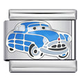CARTOON NAVY CAR ITALIAN CHARM