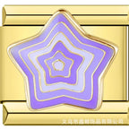 PURPLE AURA STAR ITALIAN CHARM
