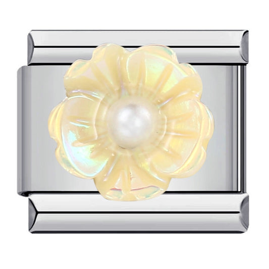 YELLOW 3D FLOWER CHARM