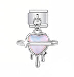 GALACTIC HEART PENDANT ITALIAN CHARM