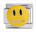 YELLOW SMILEY FACE ITALIAN CHARM