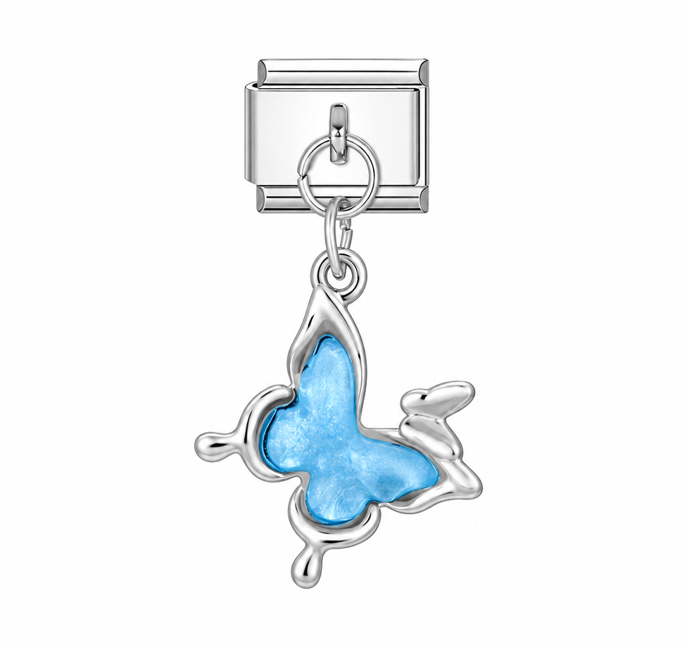 BUTTERFLY PENDANT ITALIAN CHARM