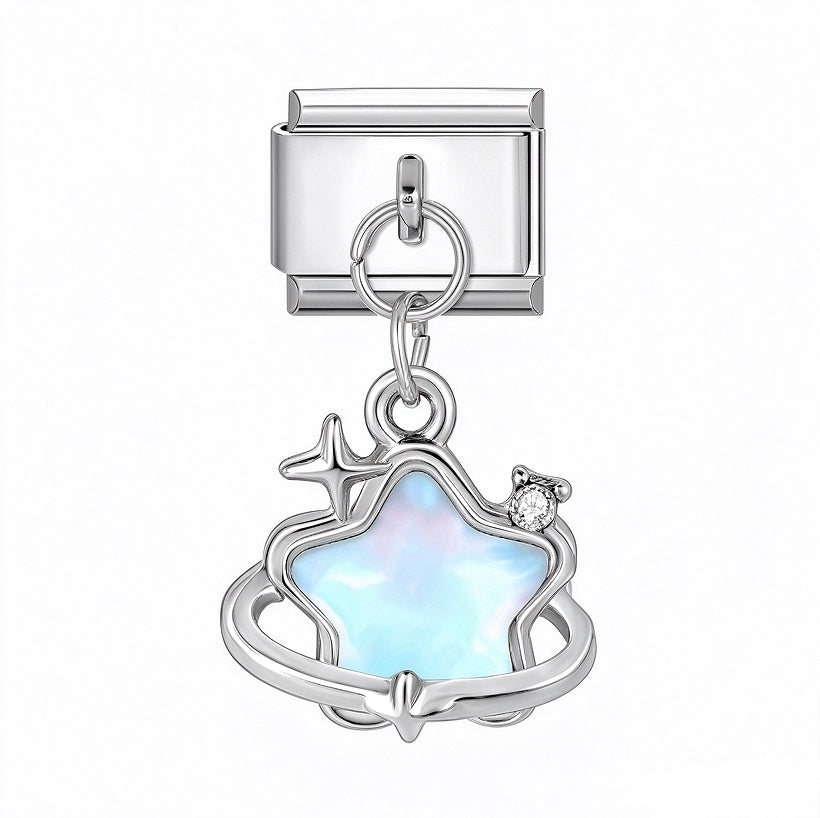 PLANET STAR PENDANT ITALIAN CHARM