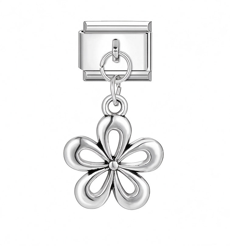 FLOWER PENDANT ITALIAN CHARM