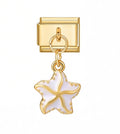WHORL STARFISH PENDANT ITALIAN CHARM
