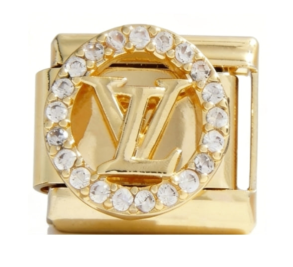 GEM MONOGRAM ITALIAN CHARM