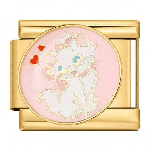 CARTOON CAT ITALIAN CHARM