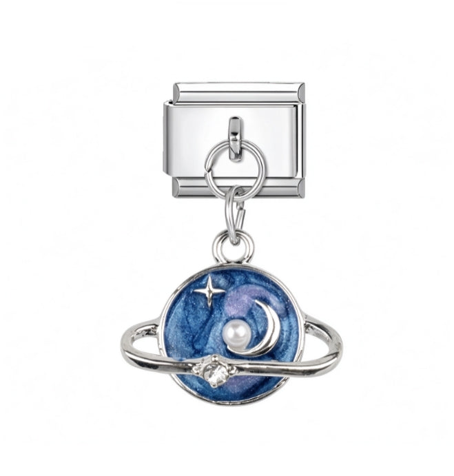 SOLAR PLANET PENDANT ITALIAN CHARM