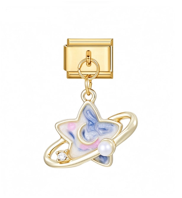 SOLAR STAR PENDANT ITALIAN CHARM