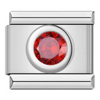 RUBY GEM ITALIAN CHARM