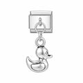 RUBBER DUCK PENDANT ITALIAN CHARM