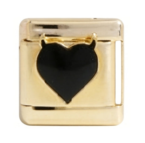 DEVIL HEART ITALIAN CHARM
