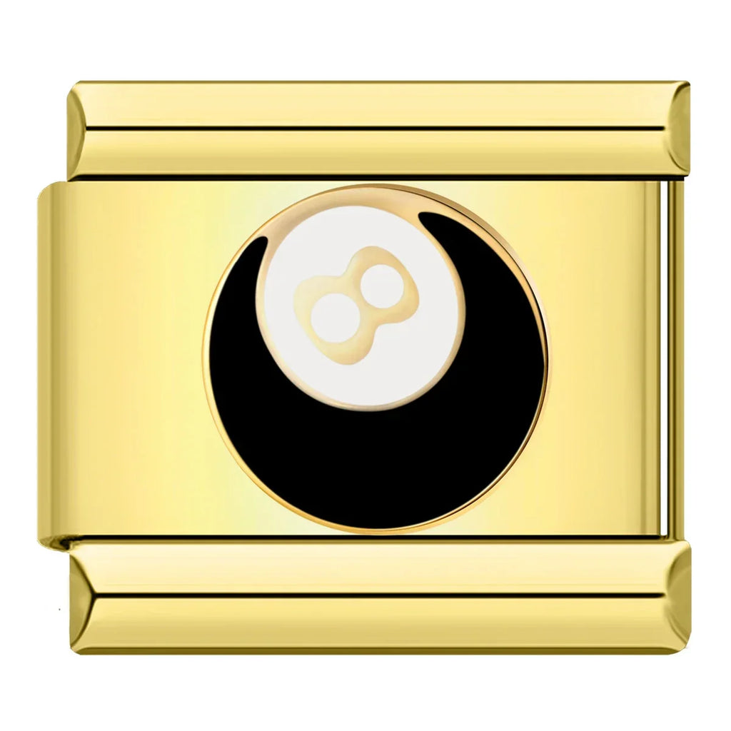8 BALL ITALIAN CHARM