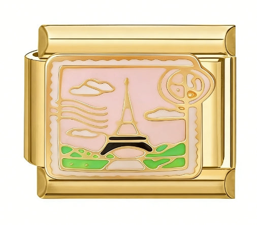 POSTAGE STAMP ITALIAN CHARM