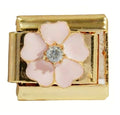 LIGHT PINK FLOWER ITALIAN CHARM