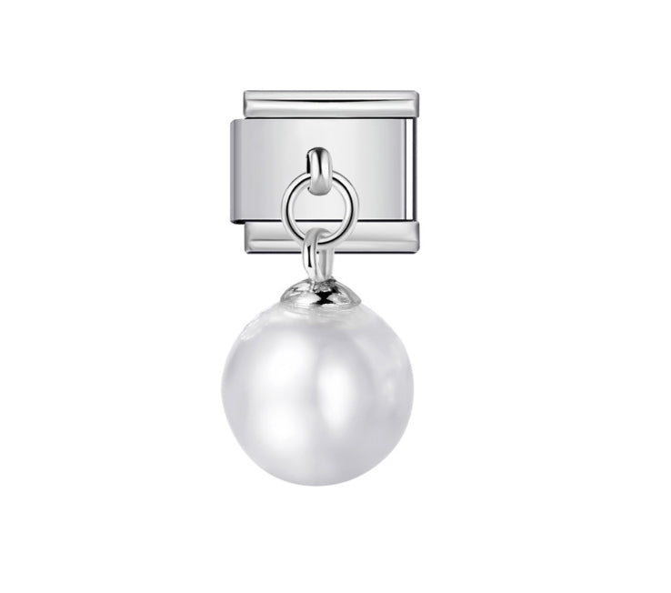 PEARL PENDANT ITALIAN CHARM