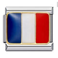 FRANCE FLAG ITALIAN CHARM