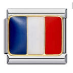 FRANCE FLAG ITALIAN CHARM