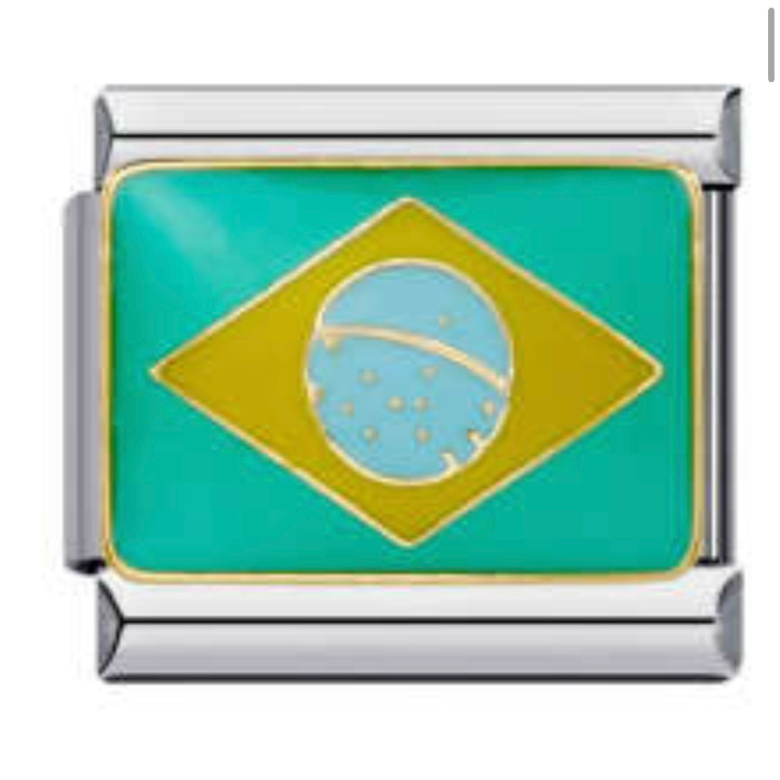 BRAZIL FLAG CHARM