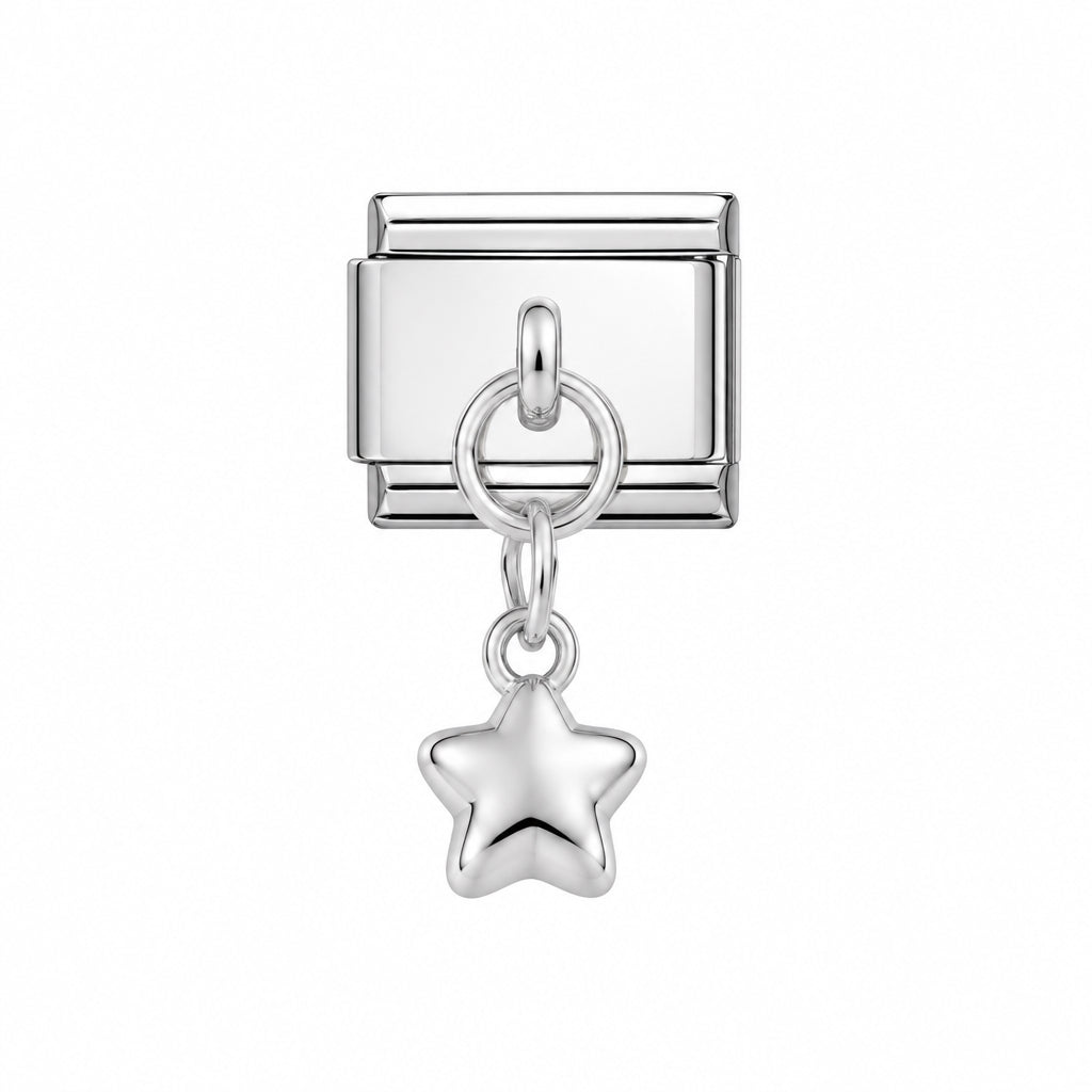 BUBBLE STAR PENDANT ITALIAN CHARM
